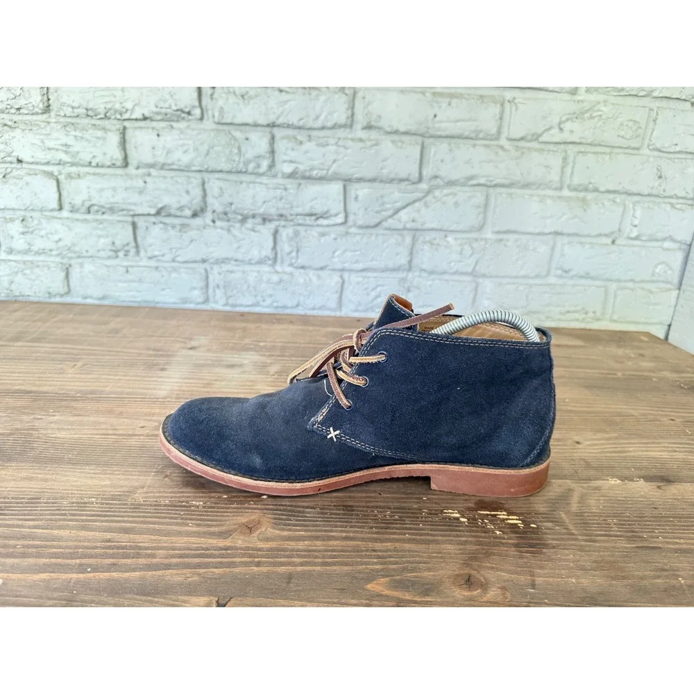 ALDO Mens Blue Suede Leather Lace‎ Up Ankle Chukka Boots EU Size 43/ US Size 10